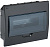 Корпус модульный пл. встр. ЩРВ-П-12 черный IP41 IEK