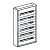Шкаф PACK 6 рядов (08006)