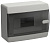 UNION Compact Корпус пластиковый ЩРН-П-8 IP41 черная прозрачная дверь IEK