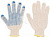 Перчатки хлопчатобумажные с ПВХ 32г (11198)