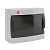 Щиток настенный с дверцей 12 мод.,IP65, серый, с клеммным блоком 63А (RB12W6TGD)