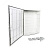 Корпус пластиковый с монтажной панелью ЩМП IP65 прозрачная дверь 800х600х260