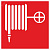 Знак F 02 ''Пожарный кран'' 150х150 мм, пленка самоклеящаяся ГОСТ Р 12.4.026-2001