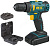 Дрель-Шуруповерт акк. 18.0 В, 0-400/1450 об/мин, 29.0 Нм, 2 (Li-Ion) 1.3 Ач, 1.5 ч., рез. накл., кей