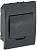 Корпус модульный пл. встр. ЩРВ-П-6 черный черн. дв. IP41 IEK