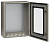 Корпус металлический ЩМП-2-0 (500х400х220мм) У2   IP54 прозрачная дверь IEK
