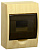Корпус модульный пластиковый навесной ЩРН-П-6 (сосна) IP41 IEK